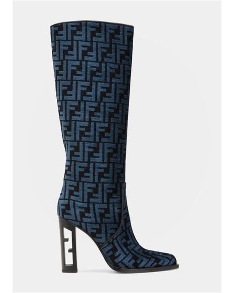 fendi boots blue|genuine Fendi boots.